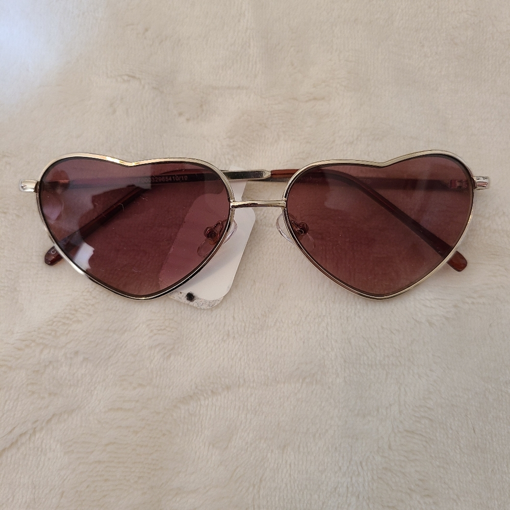Girls Heart Shaped Sunglasses